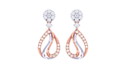 14K Gold & Diamond Women Earring KRI44012E