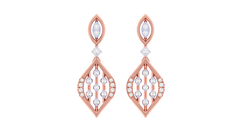 14K Gold & Diamond Women Dangler Earring KRI44015E