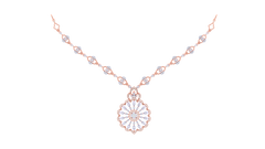 14K Gold & Diamond Necklace Set KRI44018N