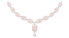 14K Gold & Diamond Necklace Set KRI44024N