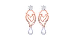 14K Gold & Diamond Women Engagement Earring KRI44025E