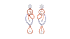 14K Gold & Diamond Women Engagement Earring KRI44026E