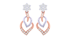 14K Gold & Diamond Women Earring KRI44028E