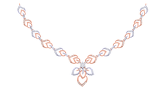 14K Gold & Diamond Necklace Set KRI44028N