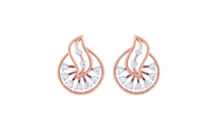 14K Gold & Diamond Women Stud Earring KRI44030EG