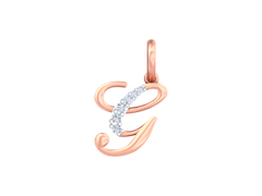 Gold & Diamond Initial Pendant KRC40565
