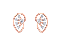 18K Gold & Diamond Women Stud Earring KRK30027