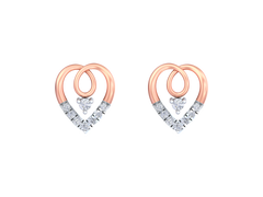 18K Gold & Diamond Women Stud Earring KRK30031