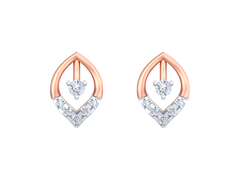 18K Gold & Diamond Women Stud Earring KRK30032