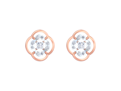 18K Gold & Diamond Women Stud Earring KRK30034