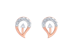 18K Gold & Diamond Women Stud Earring KRK30037