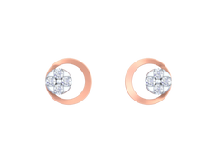 18K Gold & Diamond Women Stud Earring KRK30041