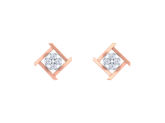18K Gold & Diamond Women Stud Earring KRK30045