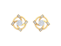 18K Gold & Diamond Women Stud Earring KRK40088E
