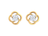 18K Gold & Diamond Women Stud Earring KRK40089E