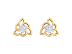 18K Gold & Diamond Women Stud Earring KRK40090E