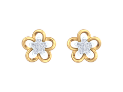 18K Gold & Diamond Women Earring KRK40095E