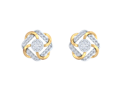 Gold & Diamond Women Stud Earring KRC40657E