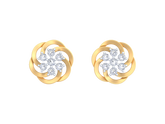 18K Gold & Diamond Women Stud Earring KRK40109E