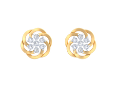 18K Gold & Diamond Women Earring KRK40109E