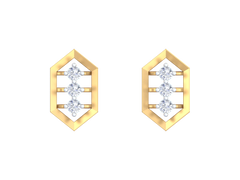 18K Gold & Diamond Women Stud Earring KRK40112E