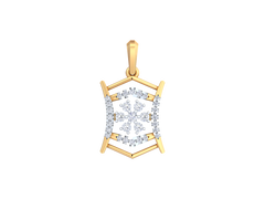 18K Gold & Diamond Pendant Set KRK40114P
