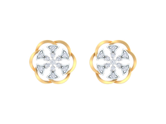 18K Gold & Diamond Women Stud Earring KRK40115E
