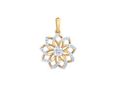 18K Gold & Diamond Pendant Set KRK40117P