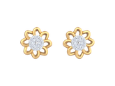 18K Gold & Diamond Women Stud Earring KRK40119E