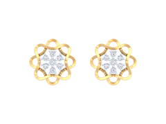 18K Gold & Diamond Women Earring KRK40120E