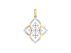 18K Gold & Diamond Pendant Set KRK40126P