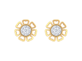 18K Gold & Diamond Women Stud Earring KRK40128E