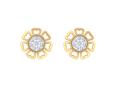 18K Gold & Diamond Women Stud Earring KRK40128E