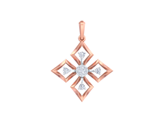 18K Gold & Diamond Pendant Set KRK40182P