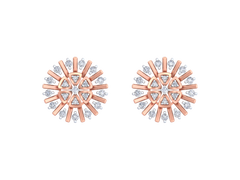 18K Gold & Diamond Women Stud Earring KRK40183E