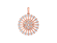 18K Gold & Diamond Pendant Set KRK40183P