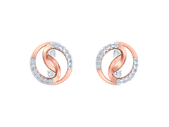 18K Gold & Diamond Women Stud Earring KRK40186E