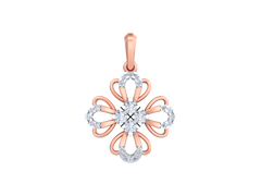 18K Gold & Diamond Pendant Set KRK40188P