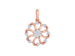 18K Gold & Diamond Pendant Set KRK40190P