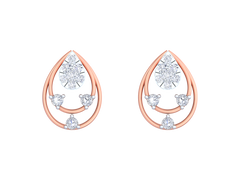 18K Gold & Diamond Women Stud Earring KRK40191E