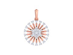 18K Gold & Diamond Pendant Set KRK40192P