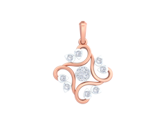 18K Gold & Diamond Pendant Set KRK40194P