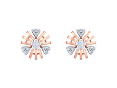 18K Gold & Diamond Women Stud Earring KRK40198E