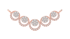 18K Gold & Diamond Round Mangalsutra For Women KRL90120