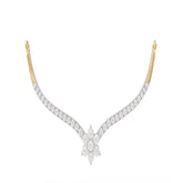 18K Gold & Diamond Floral Mangalsutra For Women KRL90125