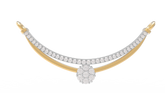 18K Gold & Diamond Mangalsutra For Women KRL90126