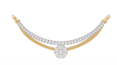 18K Gold & Diamond Mangalsutra For Women KRL90126