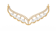 18K Gold & Diamond Mangalsutra For Women KRL90133