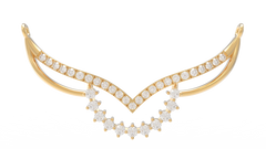 18K Gold & Diamond Mangalsutra For Women KRL90134