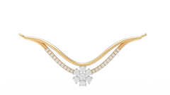 18K Gold & Diamond Dailywear Mangalsutra For Women KRL90136